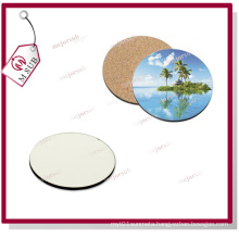 Customized Printed Sublimation Wood Coaster Round Size